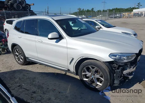 2020 BMW X3 Sdrive30I z USA, uszkodzony, nr VIN 5UXTY3C0XLLE55574